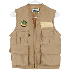 VTG SafTbak Made in USA Fly Fishing Outdoor Vest Zip Up Men's Small